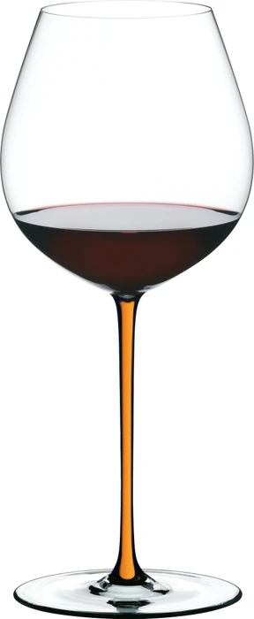 Riedel Fatto A Mano Pinot Noir Rotweinglas orange