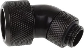 Alphacool Eiszapfen 45° Rohranschluss G1/4" auf 16mm, schwarz