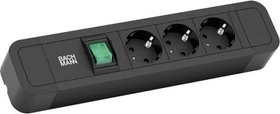 Bachmann Primo 2, 3-fach, Schalter, 2m, schwarz