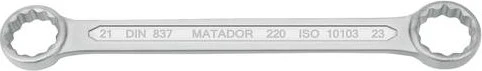 Matador 0220 Doppelringschlüssel, 21/23x230mm