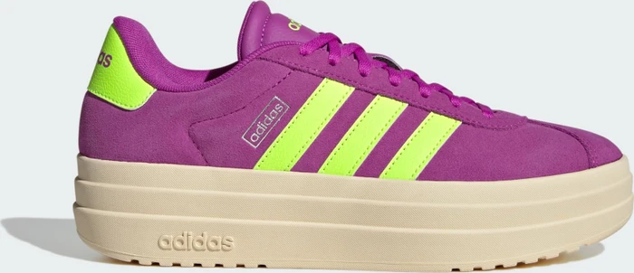 adidas VL Court Bold flash pink/lucid lemon/silver metallic (Damen)