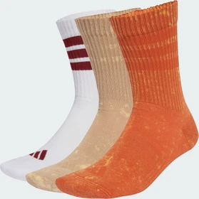 adidas Stonewash Crew Socken fox orange/warm sandstone/white, 3 Paare