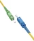 goobay Glasfaserkabel LWL Simplex Kabel, OS2, 1x SC-APC Stecker/1x SC-UPC Stecker, 3m, gelb Vorschaubild