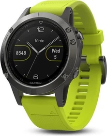 Garmin Fenix 5 grau/gelb