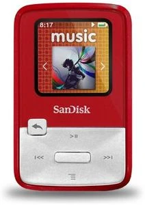SanDisk Sansa Clip Zip 4GB rot