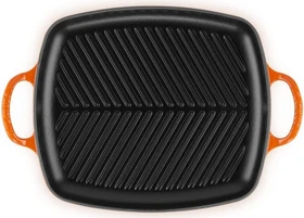 Le Creuset Signature Gusseisen Grillpfanne rechteckig 30x27cm ofenrot
