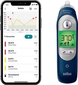 Braun IRT 6575NWE ThermoScan7+ connect