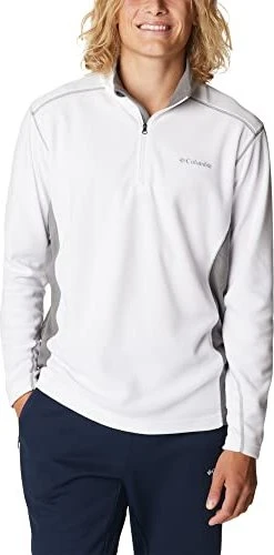 Columbia Klamath Range II Half Zip Pullover white/city grey (Herren)