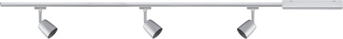 Paulmann URail Cover Schienensystem Spot GU10 1.2m chrom matt, 3 Stück