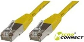 MicroConnect Patchkabel, Cat6, S/FTP, RJ-45/RJ-45, 10m, gelb