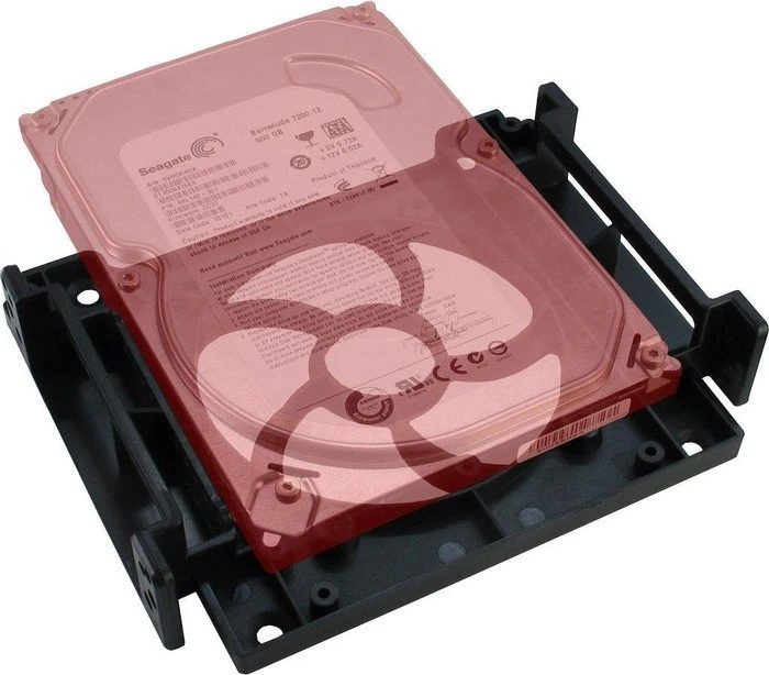 Inter-Tech 5.25" auf 2.5"/3.5" Einbaurahmen