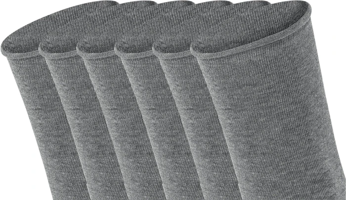 Falke Happy Socken light greymel., 6 Paare (Damen)