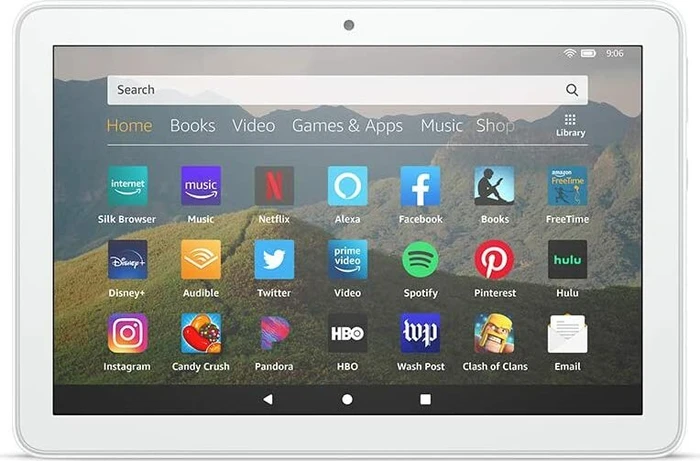 Amazon Fire HD 8 KFONWI 2020, mit Werbung, White, 64GB