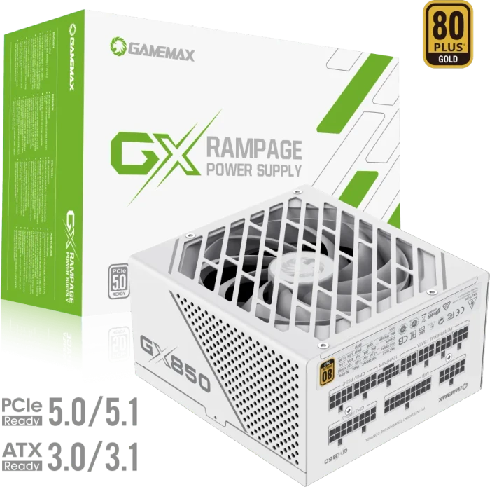 GameMax GX-850 Pro weiß 850W, ATX 3.0