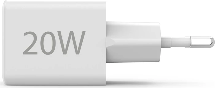 Hama Schnellladegerät 1x USB-C 1x USB-A Mini-Ladegerät PD 20 W weiß