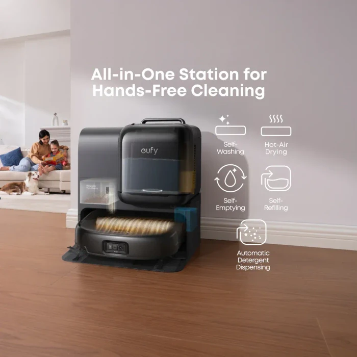 eufy E28 Omni Saug-/Wischroboter schwarz inkl. Absaug-/Reinigungsstation