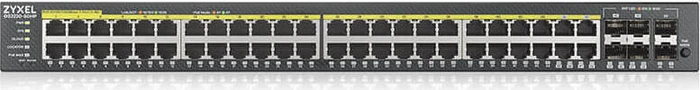 Zyxel GS2220 Rackmount Gigabit Managed Switch, 48x RJ-45, 4x RJ-45/SFP, 2x SFP, 375W PoE+