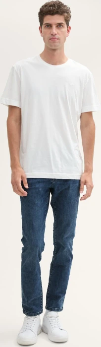 Tom Tailor Regular Slim Josh Jeans mit Lycra Jeans used mid stone blue denim (Herren)