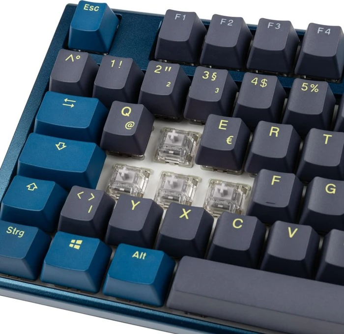 Ducky One 3 DayBreak PBT blau, LEDs RGB, MX RGB CLEAR, USB, DE