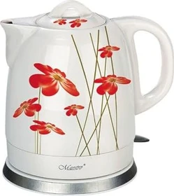 Maestro MR-066 1.5l Wasserkocher red flowers