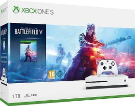 Microsoft Xbox One S - 1TB Battlefield V Bundle weiß