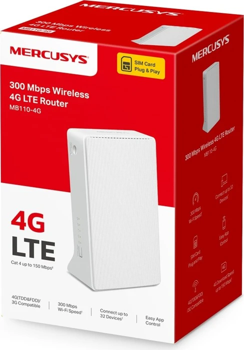 Mercusys MB110-4G, N300