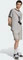 adidas Adicolor 3-Streifen Trainingshose kurz medium grey heather/black (Herren) Vorschaubild