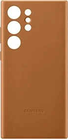 Samsung Leather Case für Galaxy S23 Ultra Camel