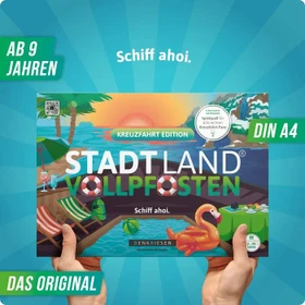 Stadt Land Vollpfosten - Kreuzfahrt Edition - Schiff ahoi