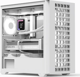 AeroCool D302A White, inkl. 4x Lüfter, Glasfenster (ACCS-MA04043.21 / D302A-G-WT-v1)