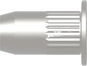 Gesipa Stahl gerändelt Flachrundkopf Blindnietmutter M10x12x205mm, 500 Stück