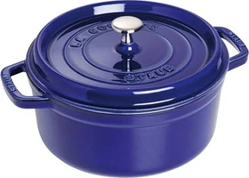 Zwilling Staub Cocotte Schmortopf rund 22cm 2.6l dunkelblau