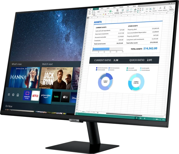 Samsung Smart Monitor M7 M70A, schwarz, 31.5"