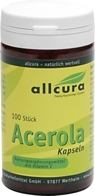 allcura Acerola Kapseln gelatinefrei, 100 Stück