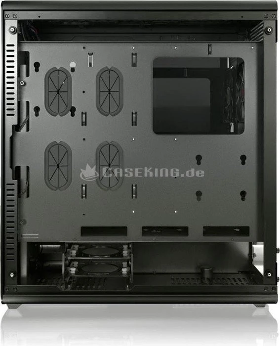 Raijintek Asterion Classic, schwarz, Glasfenster