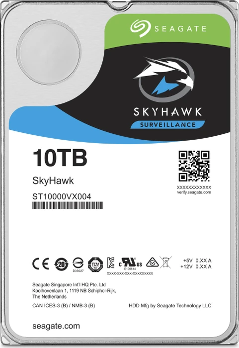 Seagate SkyHawk 10TB, 24/7, 512e / 3.5" / SATA 6Gb/s
