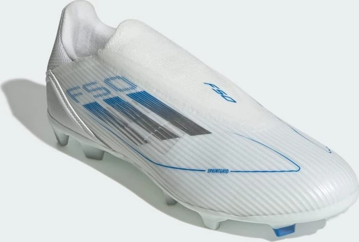 adidas F50 League Laceless FG/MG cloud white/silver metallic