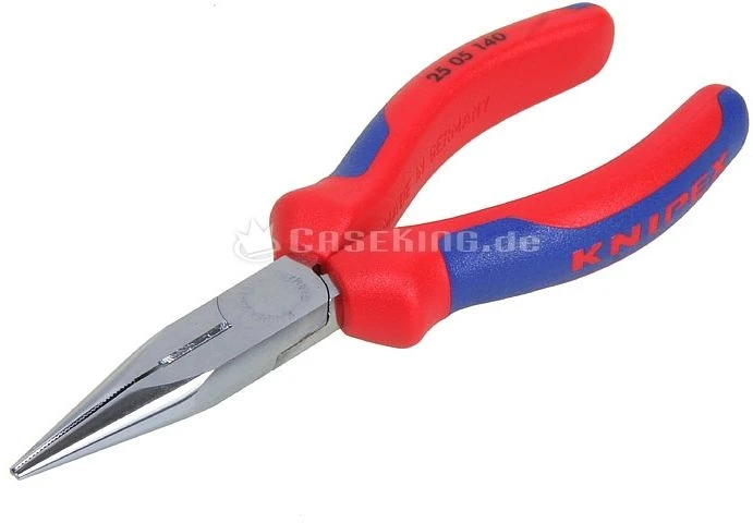 Knipex Flachrundzange mit Schneide, 14cm