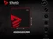 Savio Turbo Dynamic M Gaming Mauspad, schwarz/rot Vorschaubild