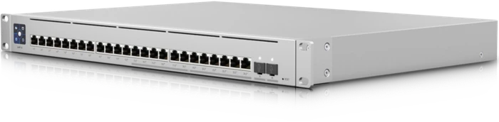 Ubiquiti UniFiSwitch Enterprise 24 Rackmount 2.5G Managed Switch, 24x RJ-45, 2x SFP+, 400W PoE+