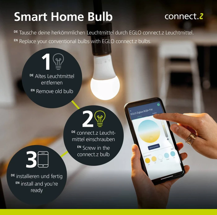 Eglo connect.Z LED Birne E27 4.9W/822 dimmbar