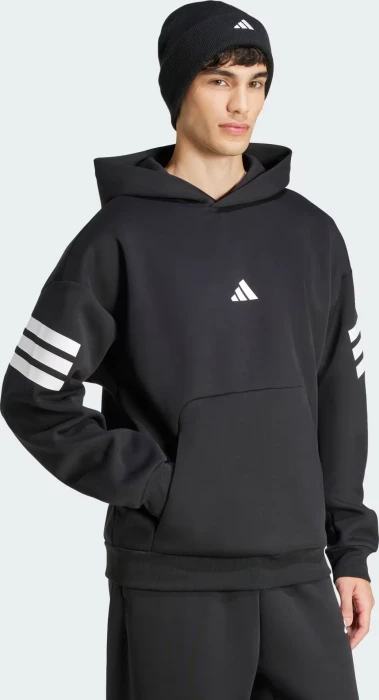 adidas Future Icons 3-Streifen Hoodie schwarz (Herren)