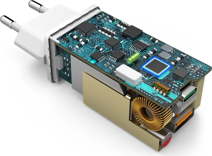 Hama Schnellladegerät 1x USB-C PD 1x USB-A QC Mini-Ladegerät 38W weiß