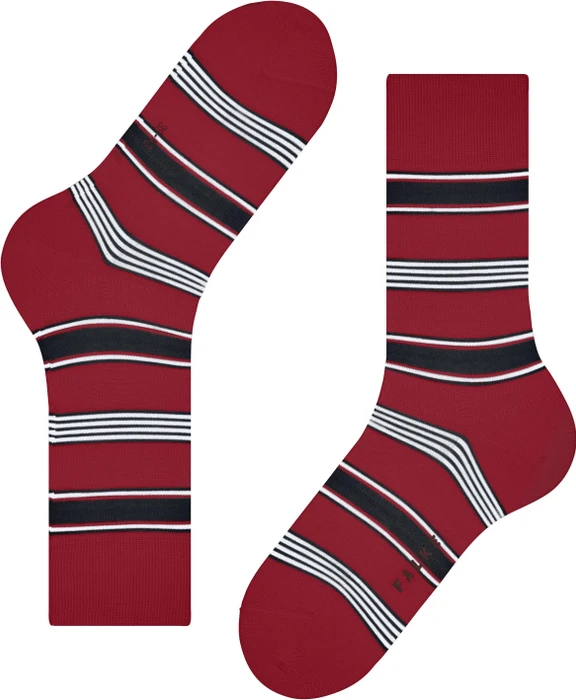 Falke Marina Stripe Socken scarlet (Herren)