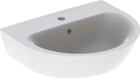 Geberit Renova Waschtisch 55cm, Hahnloch mittig, mit Überlauf, weiß