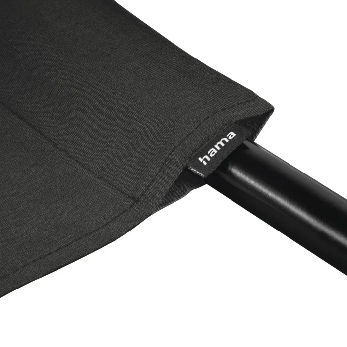 Hama Fotostudio-Hintergrund, Stoff, 2,95x6m, Schwarz