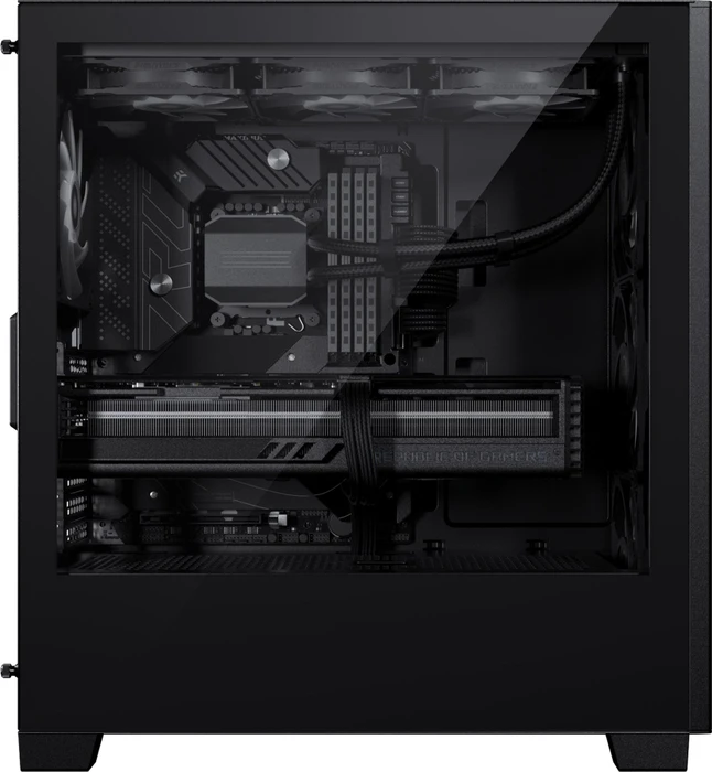 Phanteks XT Pro Black, schwarz, Glasfenster