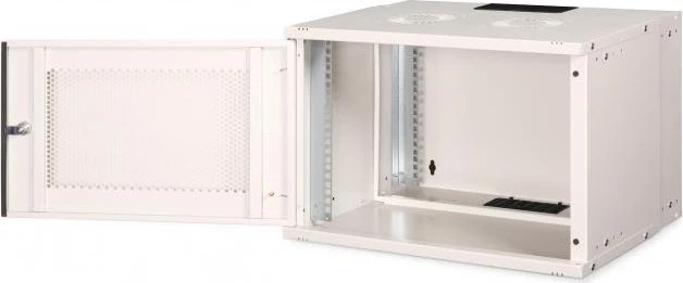 Digitus Professional SoHo Pro Line 19" Wandgehäuse 7HE, unmontiert, Stahltür, IP20, RAL 7035, 400mm tief