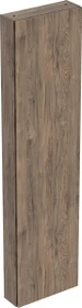 Geberit iCon Hochschrank 45x180x15cm, 1 Türe, Korpus und Front: Nussbaum hickory/Melamin Holzstruktur