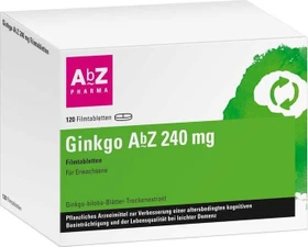 AbZ Ginkgo AbZ 240mg Tabletten, 120 Stück
